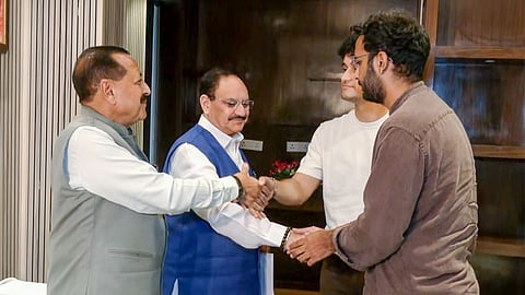 cjp government meeting neet paper leak jantar mantar protes