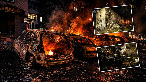 Putin bent on turning Kyiv into a graveyard! Russia launches second major missile attack in 48 hours; 9 more dead.