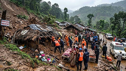 shivamogga landslide kills three of family