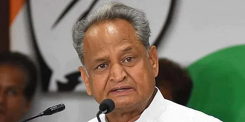 Former chief minister Ashok Gehlot.