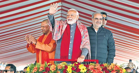 In UP’s Bulandshahr, PM says time to make India fully developed by 2047