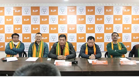 Four MLAs from Congress and NPP join BJP in Arunachal Pradesh