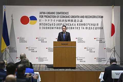 Japan hosts Ukraine reconstruction conference to showcase its support for the war-torn country