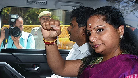 BRS leader K Kavitha