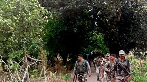 Woman injured by Naxalite-Planted IED.