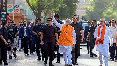 PM Modi congratulates EC for conducting first two phases of LS polls almost violence-free