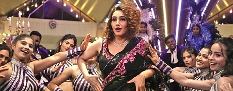 Ragini Dwivedi in a song sequence from the movie 'Sanju Weds Geetha 2'