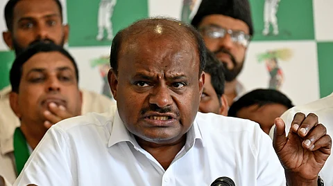 Union Minister for Heavy Industries and Steel HD Kumaraswamy