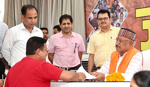 CM Vishnu Deo Sai meeting with people during 'Jan Darshan' program