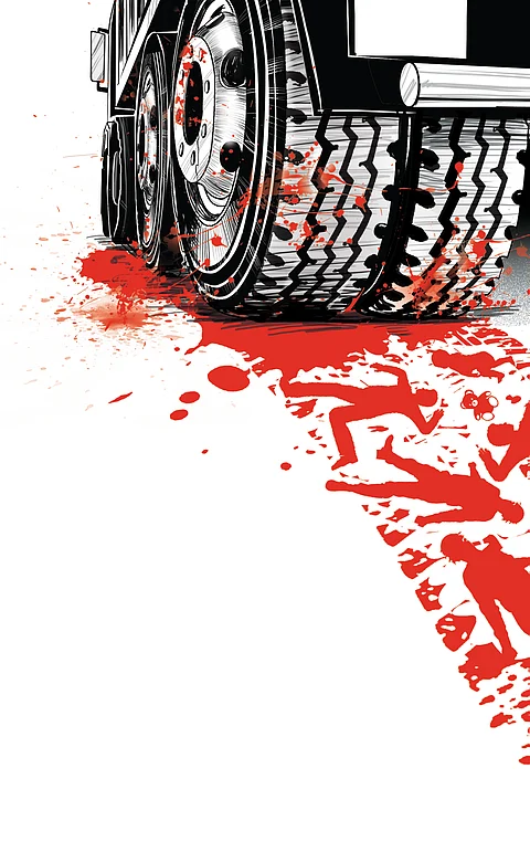 Paddy and rice-laden lorries frequently move in the wrong direction, causing accidents.