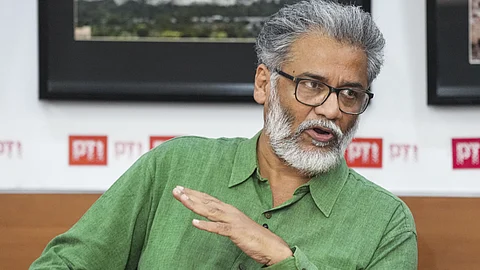 CPI (M-L) General Secretary Dipankar Bhattacharya during an interview with PTI, in New Delhi, Thursday, June 20, 2024.
