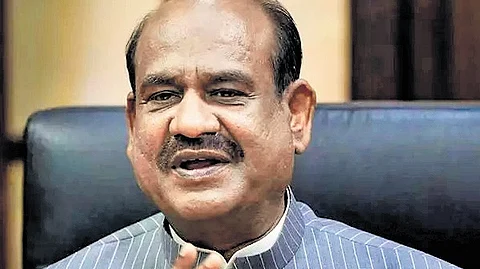 Outgoing Lok Sabha Speaker Om Birla