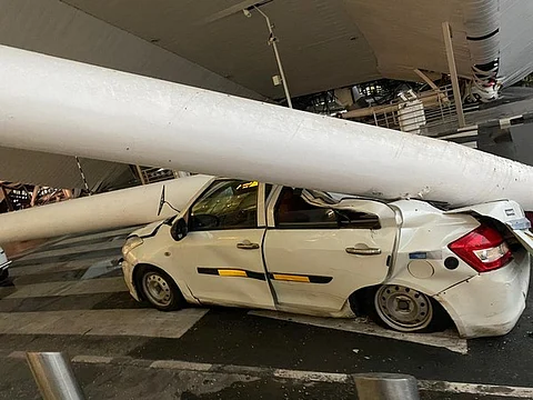 A portion of the roof of Terminal 1 collapsed around 5 am on June 28, 2024.