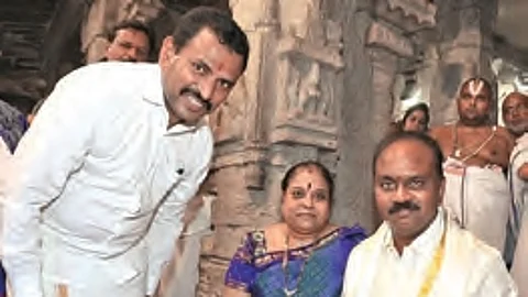 Former TTD EO Dharma Reddy had handed over the charge to JEO Veerabrahmam, who handed it over to Rao at the Ranaganayakula Mandapam.