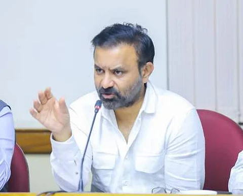Labour Minister Santosh Lad