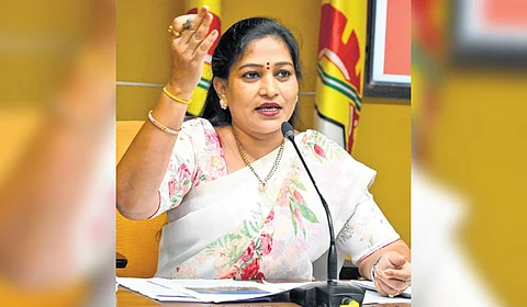 Home Minister Vangalapudi Anitha