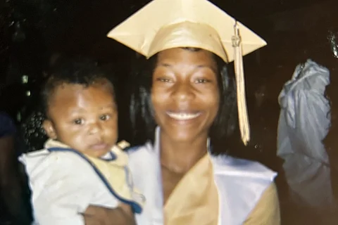 This undated photo provided by family's lawyers in July 2024 shows Sonya Massey of Springfield, Ill.