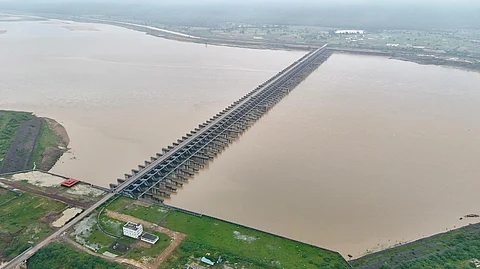 The Kaleshwaram Lift Irrigation Scheme is receiving a huge inflow of water in Godavari river.
