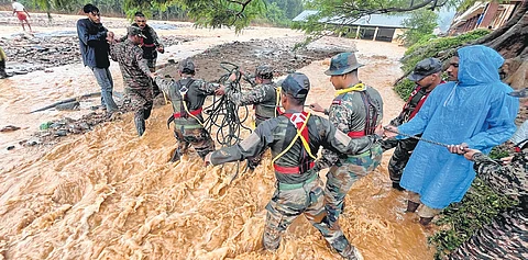 Rescue operation under way in Wayanad
