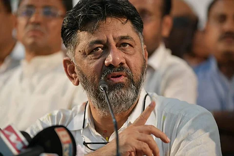 Karnataka Deputy Chief Minister D K Shivakumar