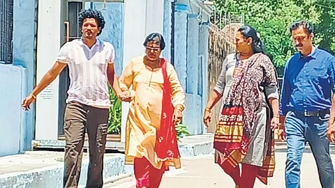 Darshan’s mother and other family members met him in Ballari jail