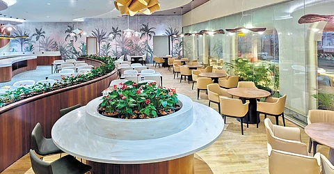 Image of airport lounge used for representative purpose.