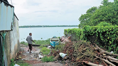 The site for the proposed Edakochi Water Metro terminal.
