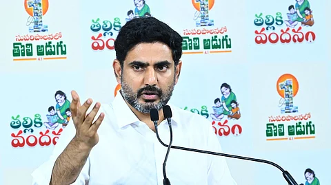 Minister for Education Nara Lokesh