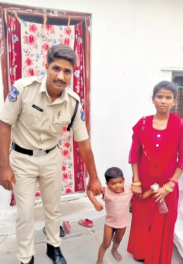 Police reunite missing baby with his mother
