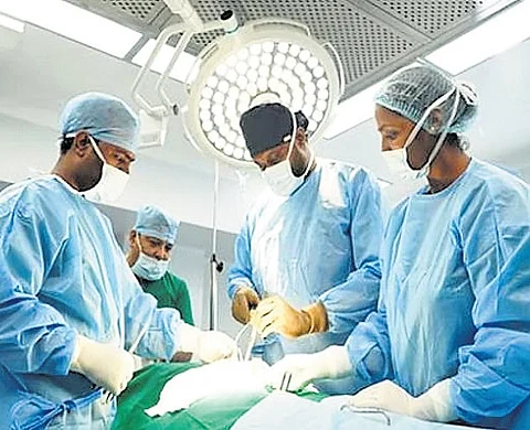 a transnasal endoscopic repair of cerebrospinal fluid (CSF) leak was performed using duragen, a collagen based biomaterial, instead of a traditional autograft.