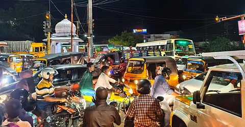 Rally by Viduthalai Chiruthaigal Katchi (VCK), brought traffic to a standstill in Tiruchy