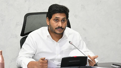 YSRCP chief and former Chief Minister YS Jagan Mohan Reddy.