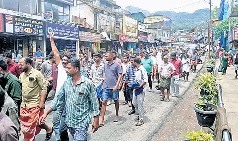 The deceased, B Arumugam, was found dead on the road by his son in Gudalur on Wednesday. The next day, locals took out a rally condemning the forest department’s failure to prevent elephant intrusion.