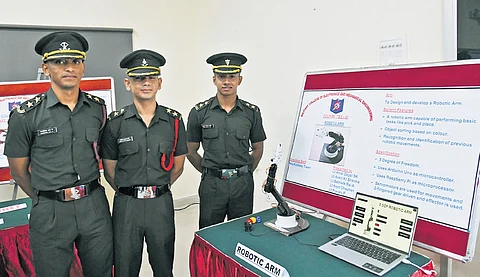 MCEME cadets showcase their work during the convocation ceremony held on Thursday