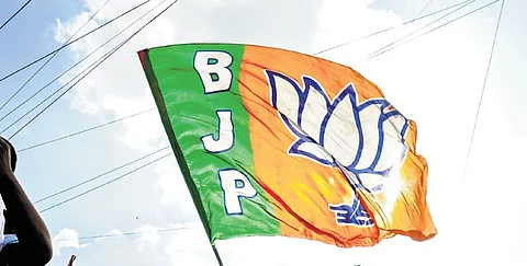 BJP flag used for representational purposes only.