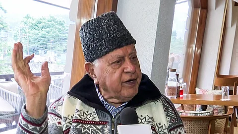 National Conference President and former J&K Chief Minister Farooq Abdullah.