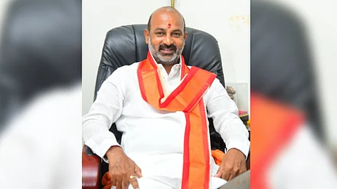 Union Minister of State for Home Affairs Bandi Sanjay Kumar.
