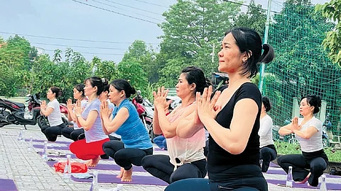 The people of Vietnam love yoga and nearly 90 per cent of them perform yoga regularly.