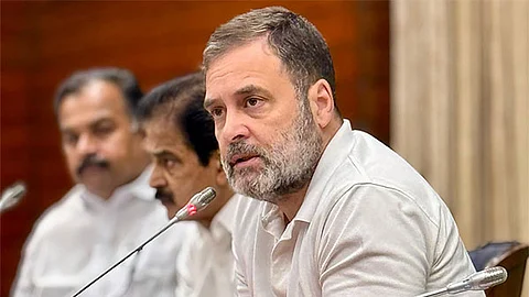 Congress leader Rahul Gandhi.