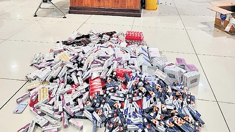 The reason behind them transporting such a large volume of medicines remains unclear