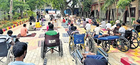 Participants ranged from six-year-old children to adults over 30, each proving that yoga is not limited by physical ability but is a universal path to peace and empowerment.