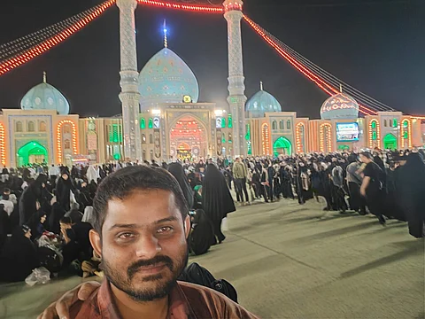 Abrar Ali in Iran (Photo | Special arrangement)