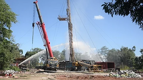 This stage involves the careful removal of the existing blowout preventer (BOP), to be followed by the installation of a new unit as part of the capping process.