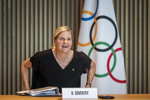 IOC president Kirsty Coventry