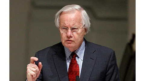 FILE - Bill Moyers