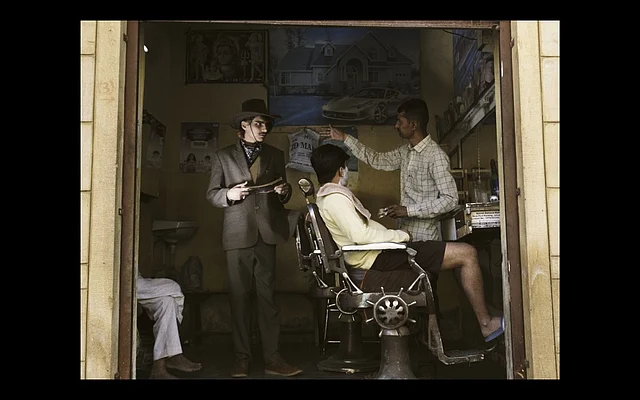 shauharty as Farookh (left) in a still from the short film ‘Saddam Hussainé’