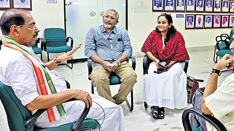 Sunny Joseph belongs to the rare breed of Congress leaders who prefer to keep a low profile and remain in the background.
