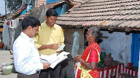 BBMP officials said the sticker only indicates that a household was reached out to by the survey team.