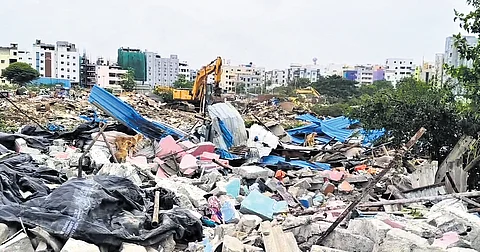 The Telangana High Court has directed all parties to maintain status quo for two weeks in connection with lands at Guttala Begumpet and Allapur village.