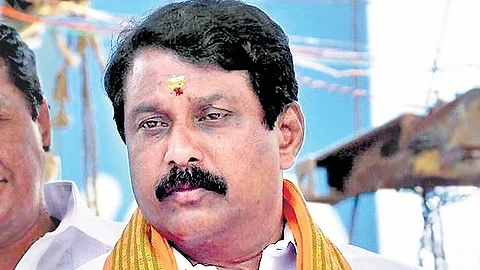 BJP state president Nainar Nagenthran.